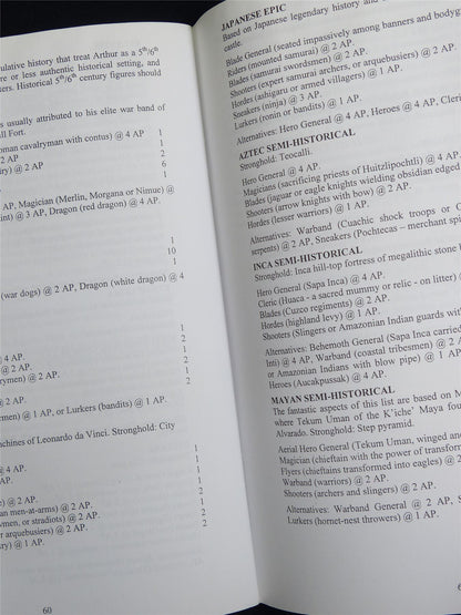 Hordes of the Things 2nd Edition 2002 Booklet #1XA