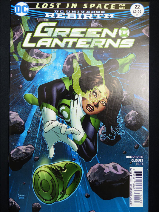 GREEN Lanterns #22 Rebirth - DC Comic #3UG