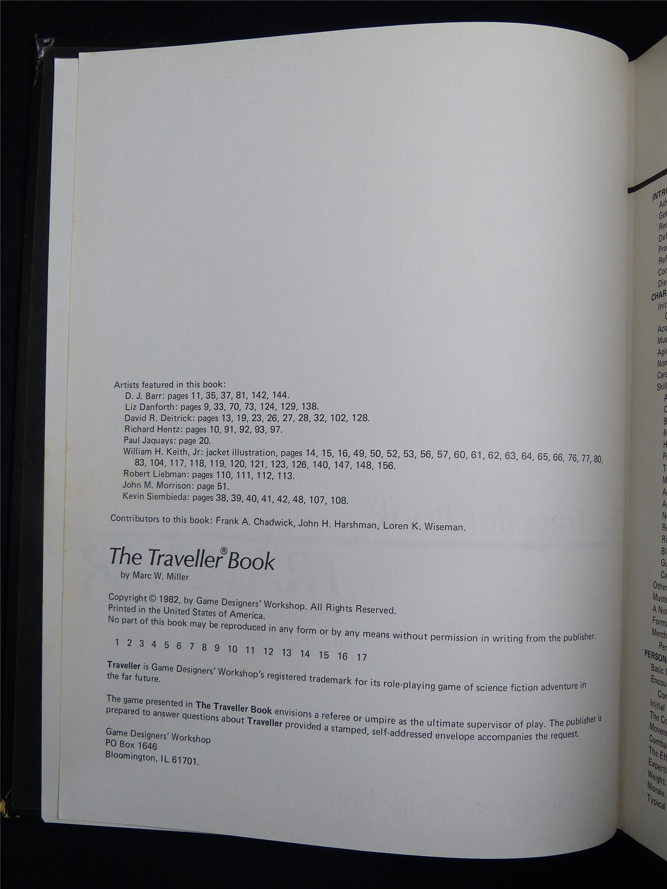 The Traveller Core Book - GDW Roleplaying Hardback #2RT