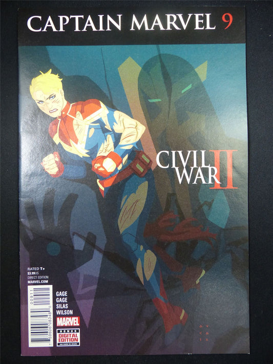 CAPTAIN Marvel #9 - Civil War 2 - Marvel Comic #HF