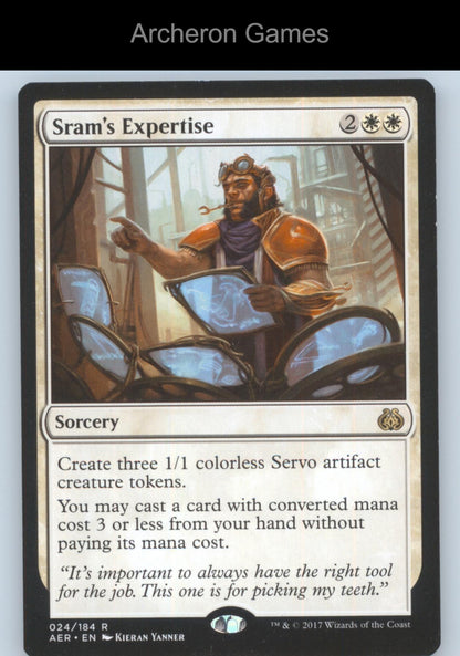 Sram's Expertise 24 R MTG Card Aether Revolt
