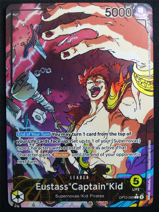 Eustass Captain Kid OP10-099 L Foil - One Piece Card #4WN