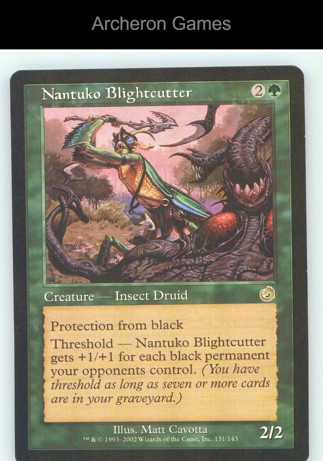Nantuko Blightcutter TOR 131 R MTG Card NM/EX+