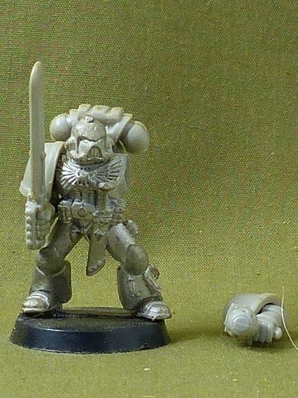 Classic Metal Space Marine - Warhammer 40K #4ZV