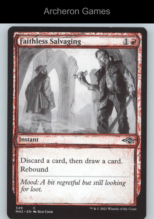 Faithless Salvaging (Showcase) 349 C MTG Card Modern Horizons 2