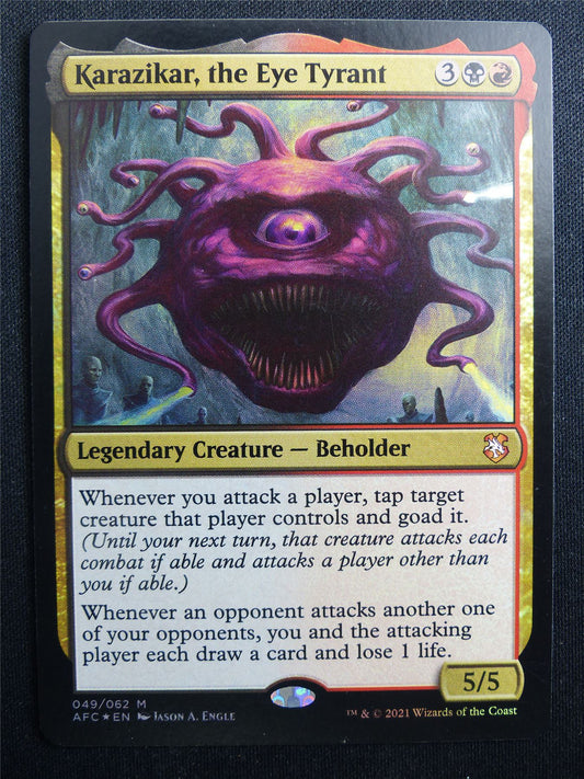 Karazikar the Eye Tyrant Foil - AFC - Mtg Card #3F7