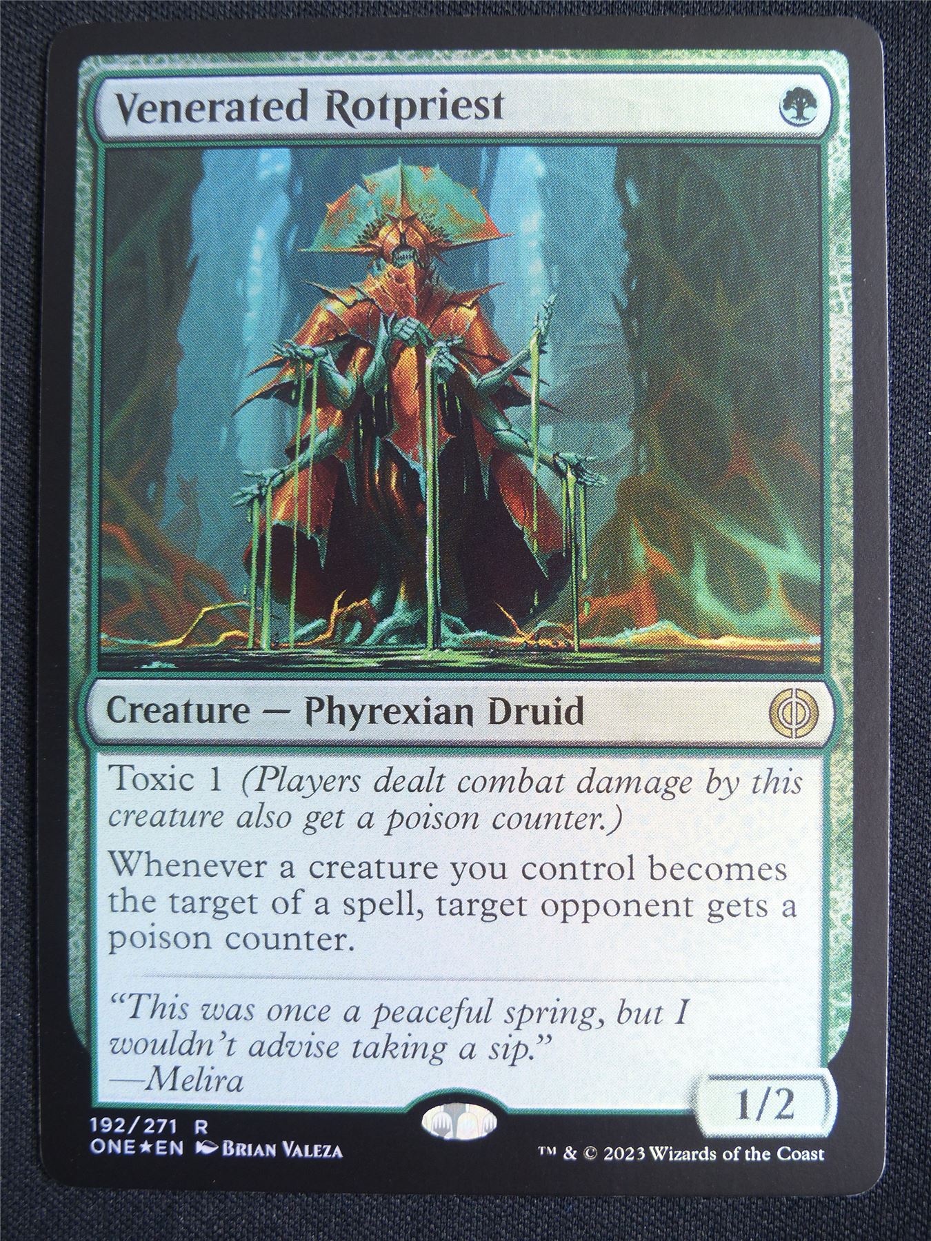 Venerated Rotpriest Foil - ONE - Mtg Card #3HO