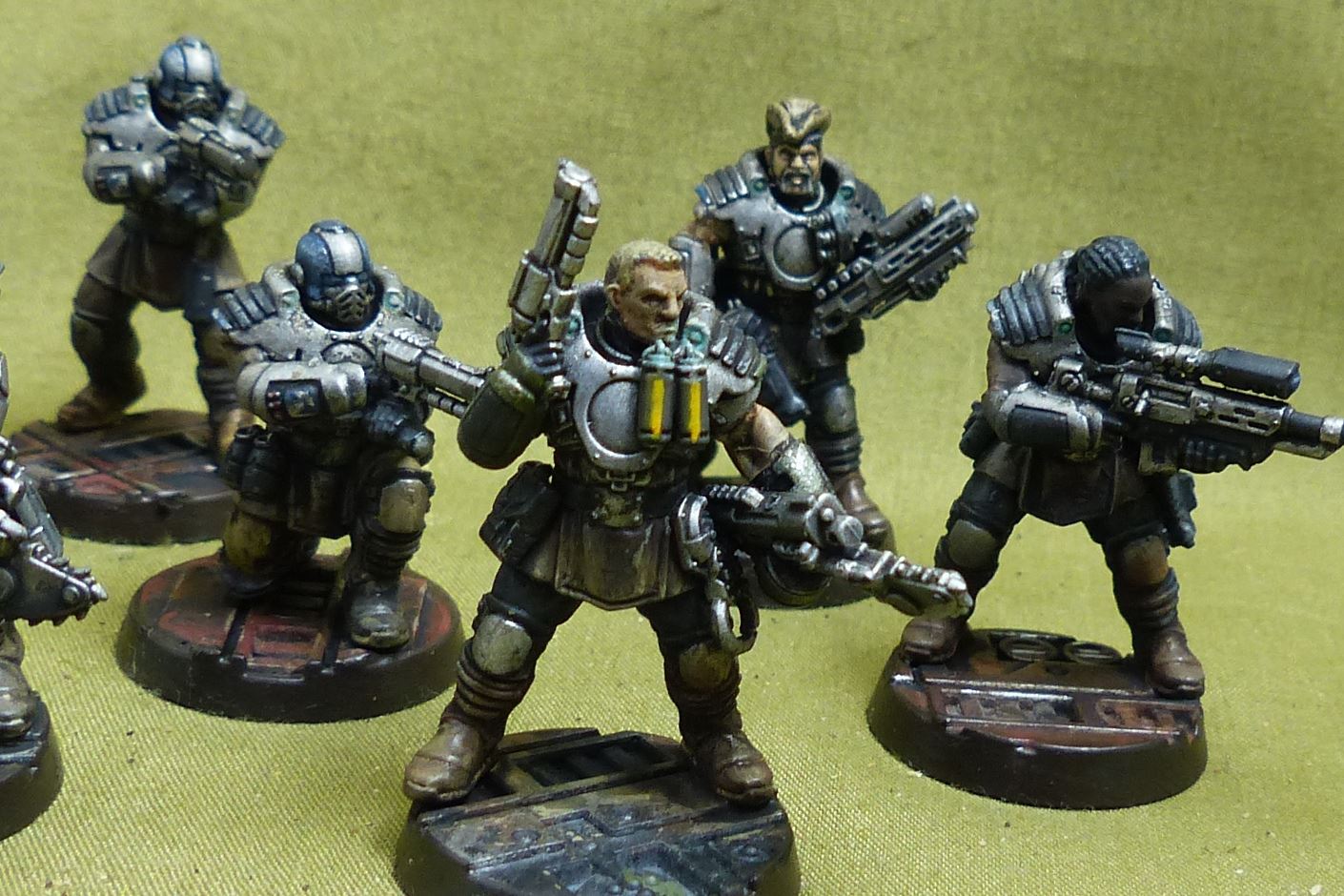 Palanite Enforcer Patrol painted - Warhammer Necromunda #5CF