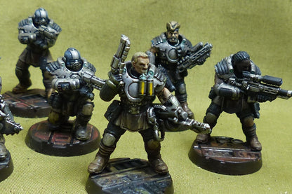 Palanite Enforcer Patrol painted - Warhammer Necromunda #5CF