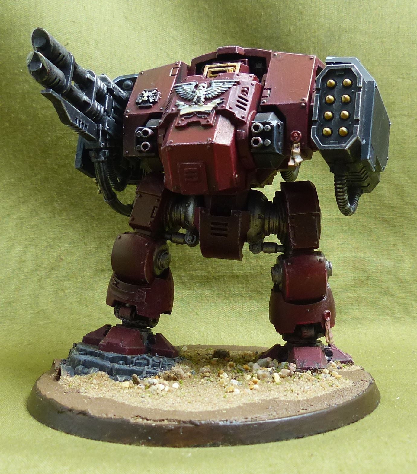 Primaris Redemptor Dreadnought painted - Blood Angels - Warhammer 40K #3YP