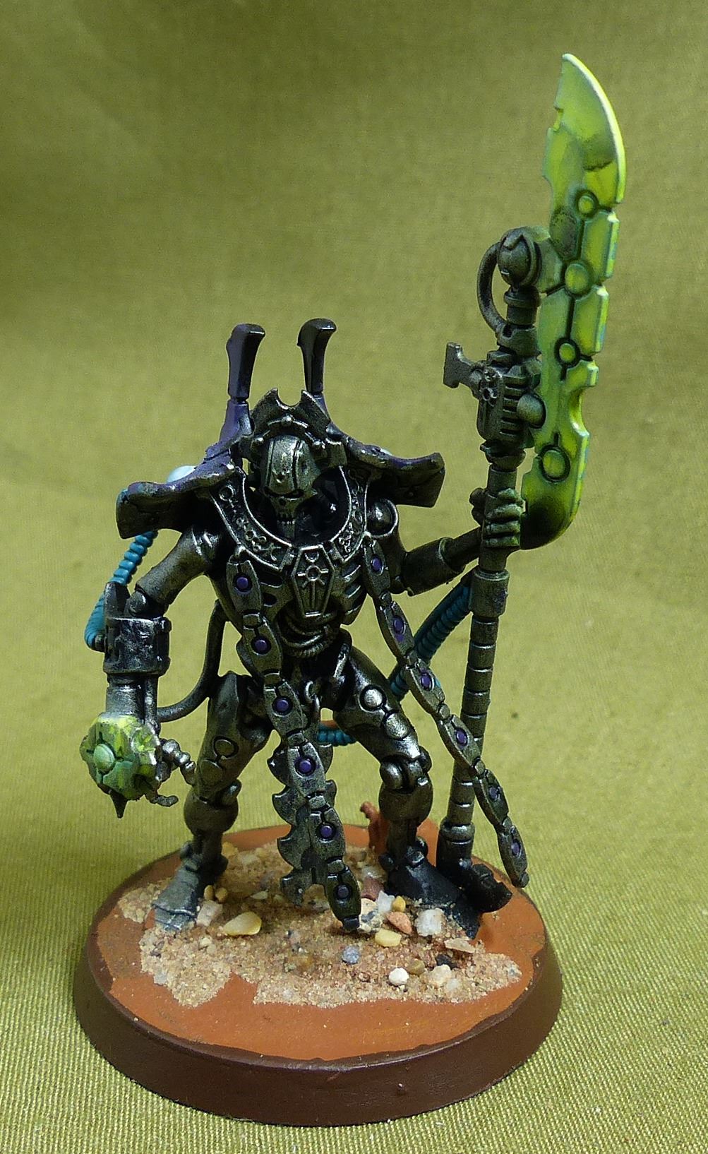 Overlord with Tachyon Arrow painted - Necrons - Warhammer 40K #40C