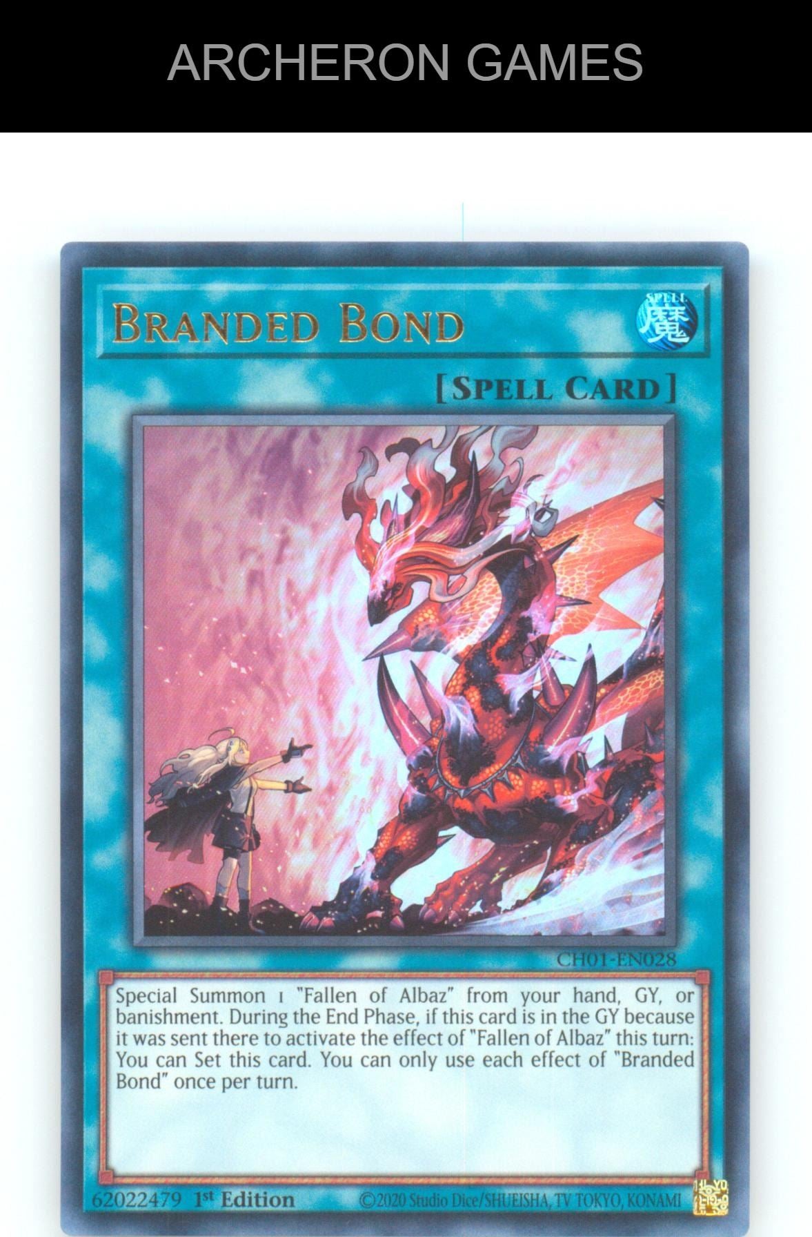 Branded Bond Ultra Rare YUGIOH Card 1st Edition