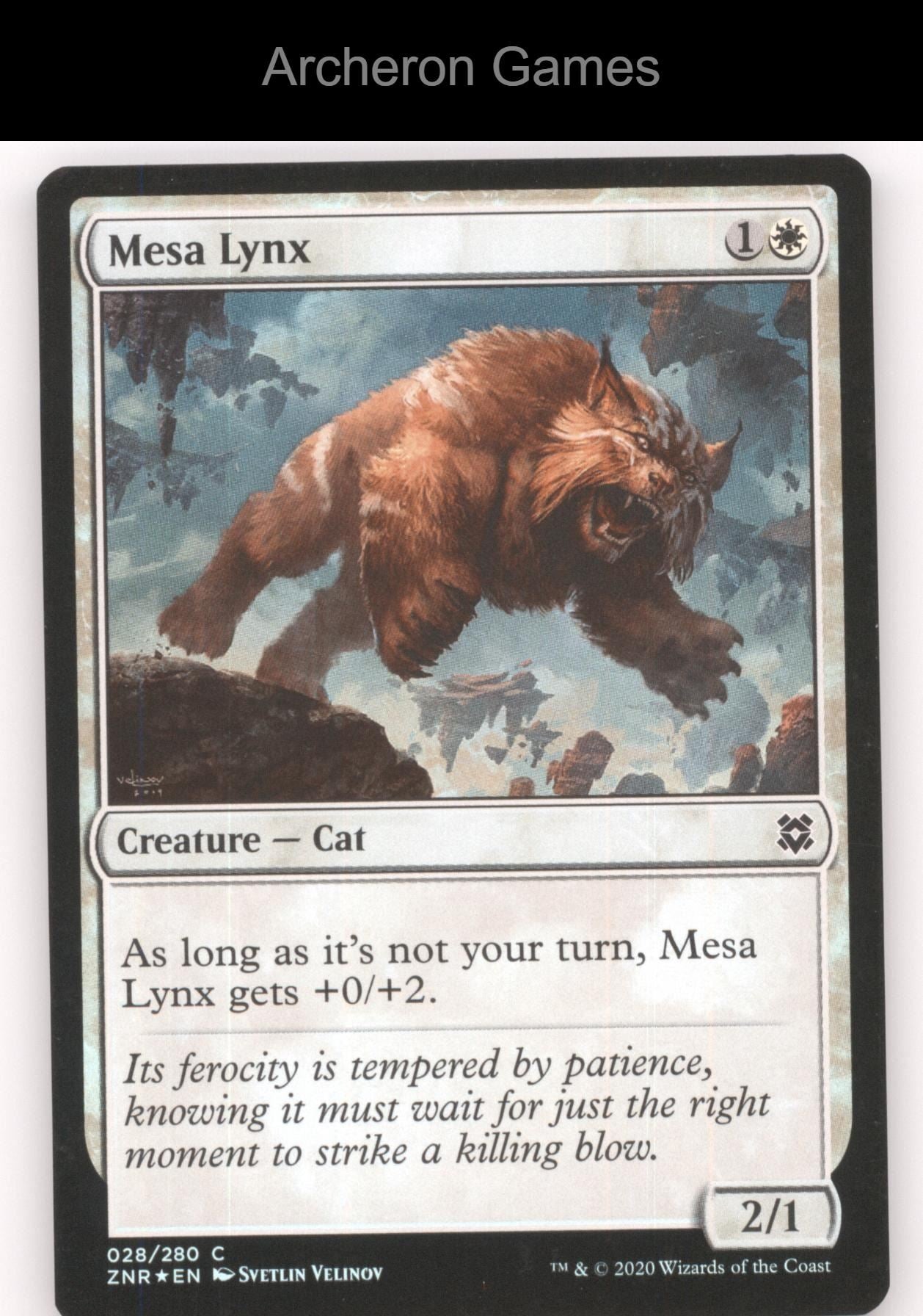 Mesa Lynx 28 C MTG Card Zendikar Rising