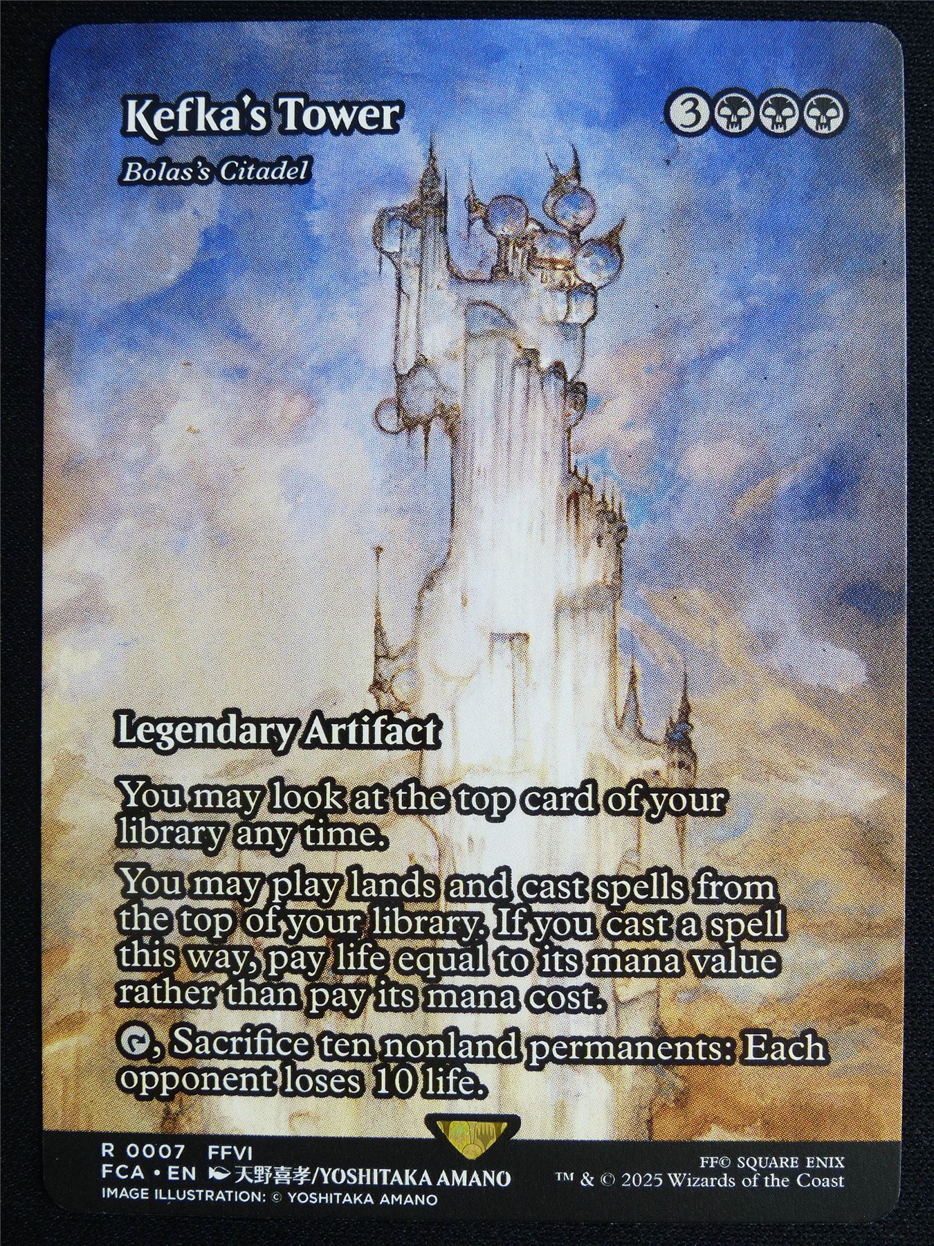 Kefka's Tower / Bolas's Citadel Borderless - FCA - Mtg Card #4KK