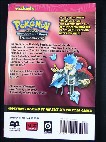 POKEMON Adventures volume 8: Diamond and Pearl Platinum - Viz Media Manga #1XK