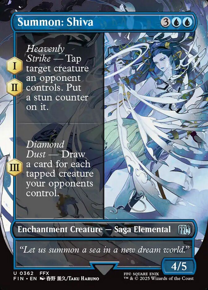 Summon: Shiva - Final Fantasy fin