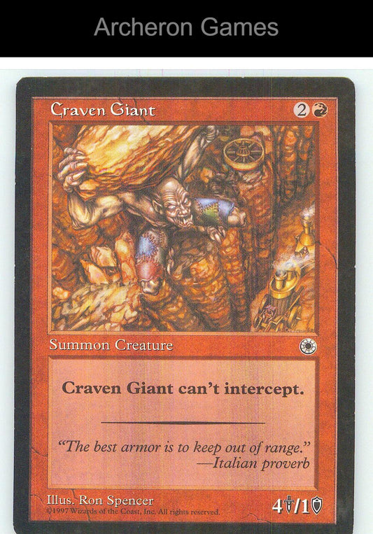 Craven Giant POR C MTG Card NM/EX+
