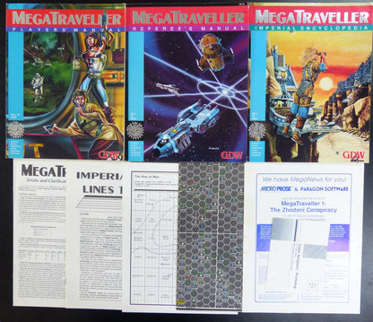 MegaTraveller Science-Fiction Roleplaying Game OOP Classic #1XW
