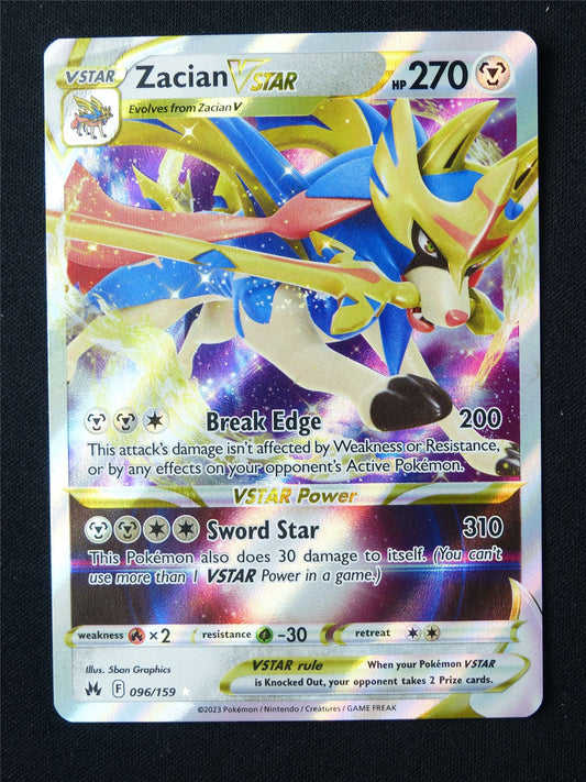 Zacian Vstar 096/159 Textured Holo - Pokemon Card #6OK