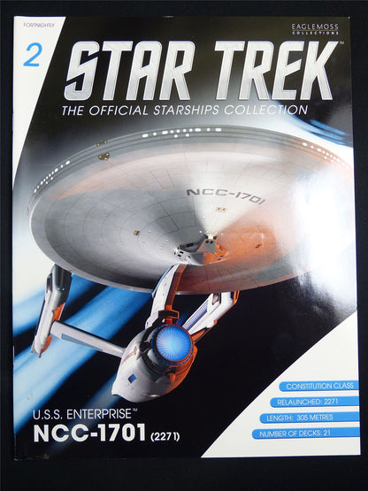 Star Trek The official Starships Collection #2 - Eaglemoss Magazine #2X2