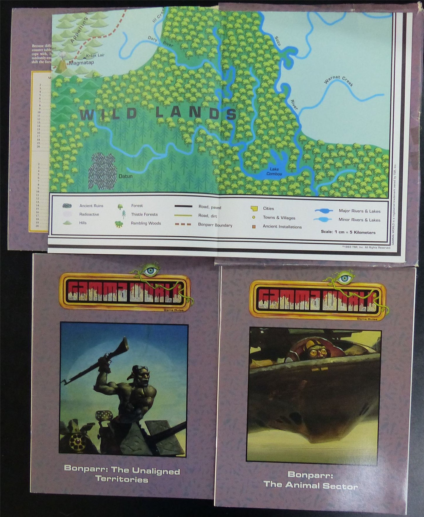 Gamma World: The Overlord of Bonparr GWA2 Accessory OOP - TSR Games #220