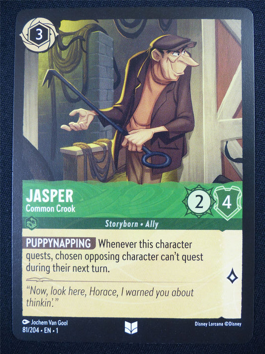 Jasper Common Crook 81/204 - Lorcana Card #4R8