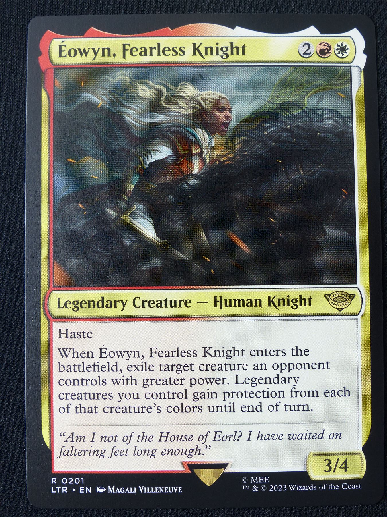 Eowyn Fearless Knight - LTR - Mtg Card #22Q