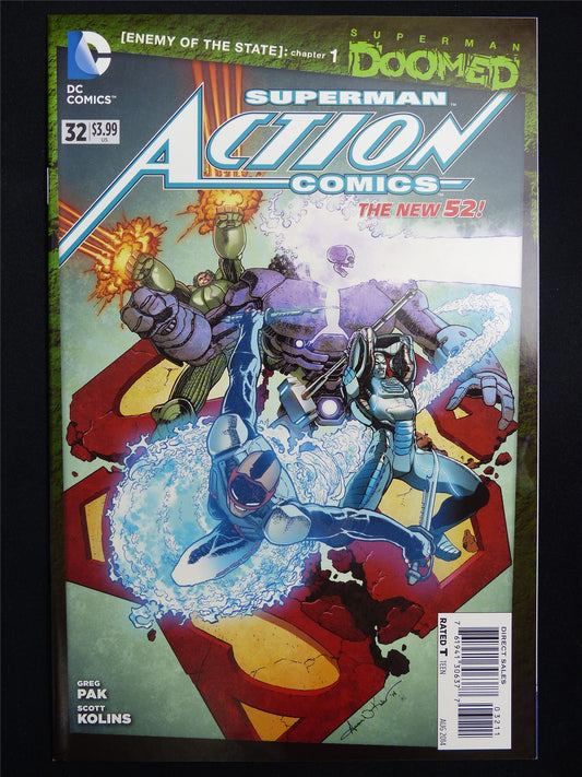 SUPERMAN: Action Comics #32 new 52! - DC Comic #3BS