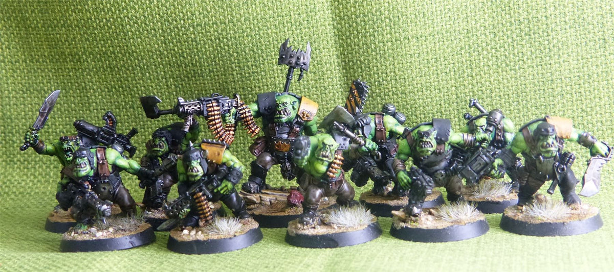40K Ork Boyz - Shoota Boyz Painted - Warhammer AoS 40k #BE