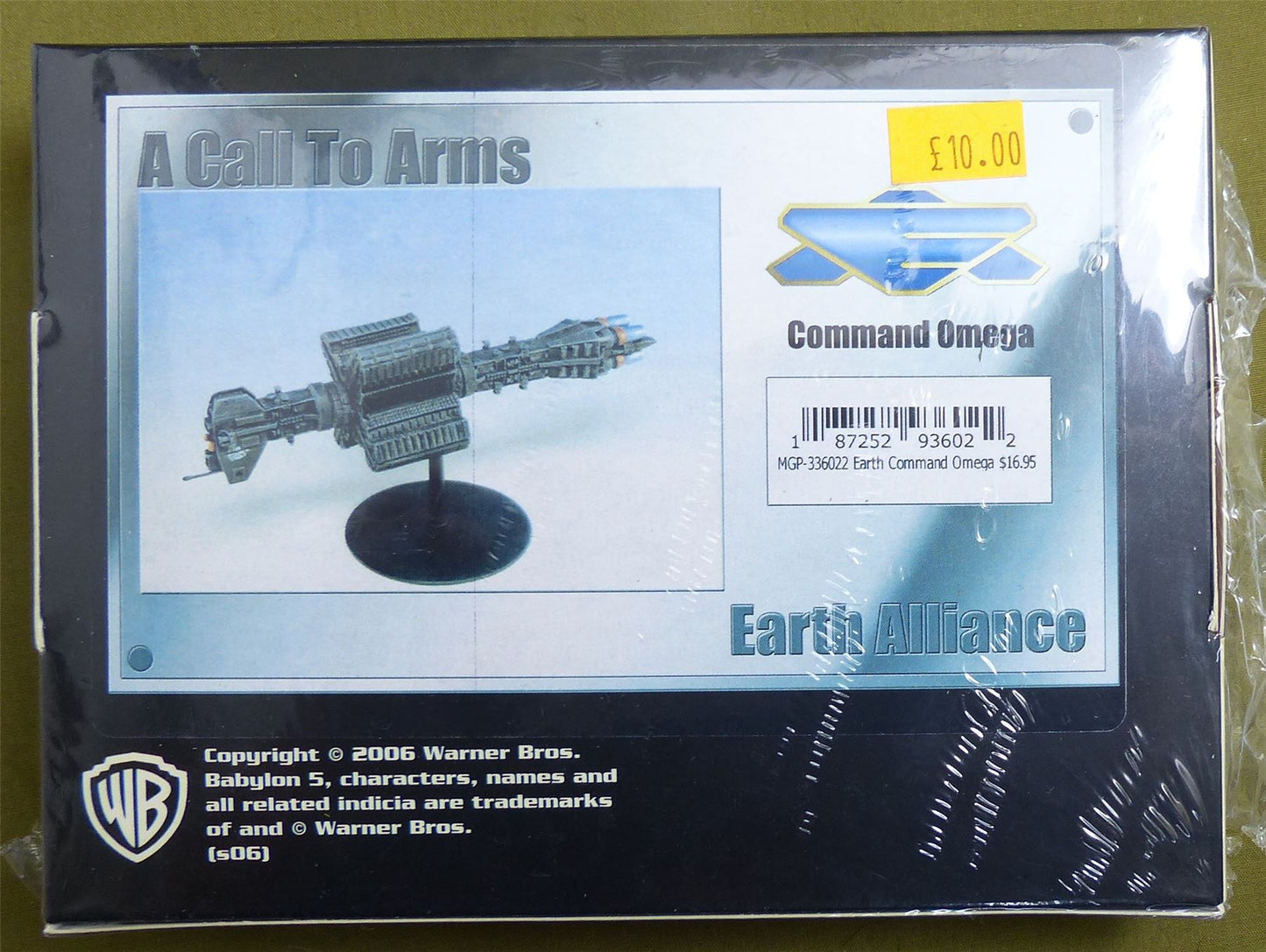 Classic Metal Earth Ailliance: Command Omega sealed box - Babylon 5: Call to Arms Miniatures #2LT