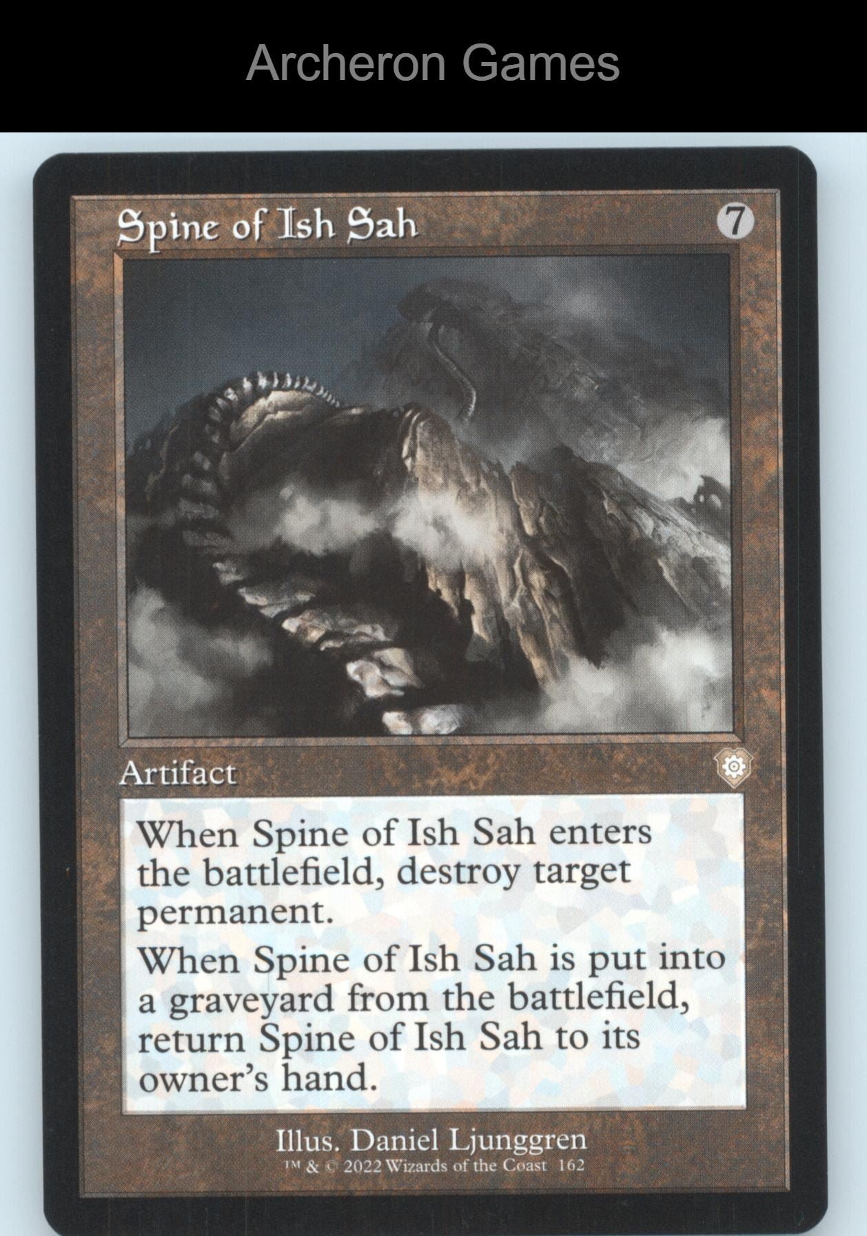 Spine of Ish Sah (Retro Frame) 162 R MTG Card Commander: The Brothers' War