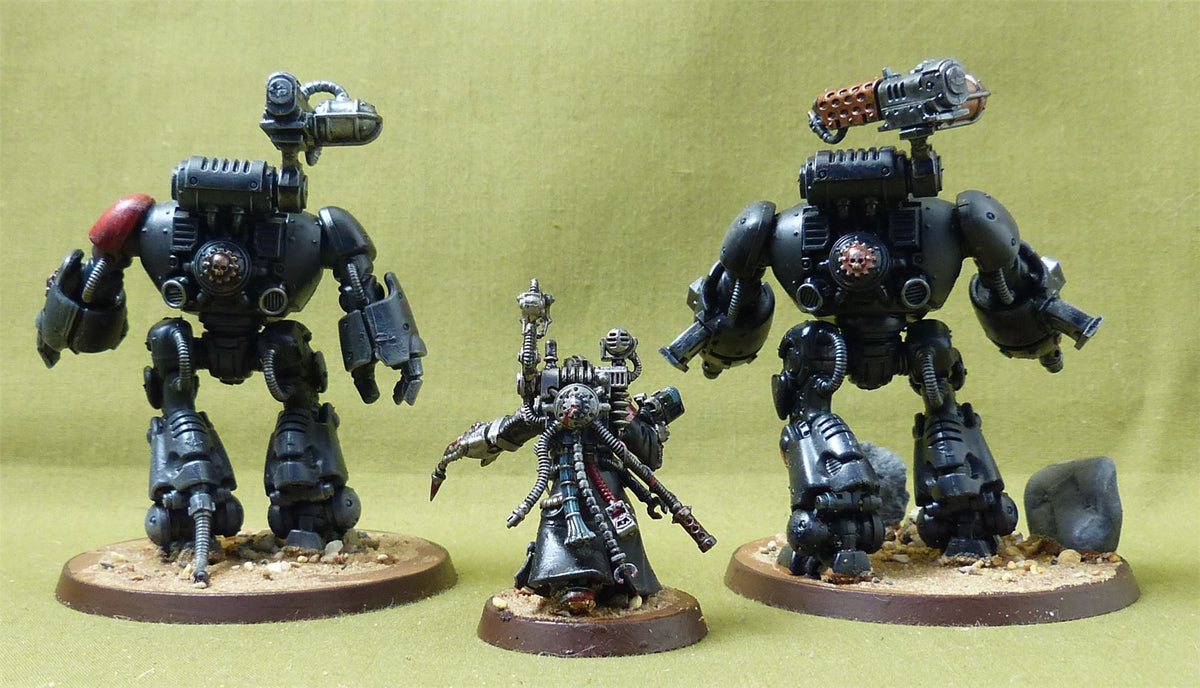 Kastelan Robots painted - Adeptas Mechanicus - Warhammer 40k #3M0