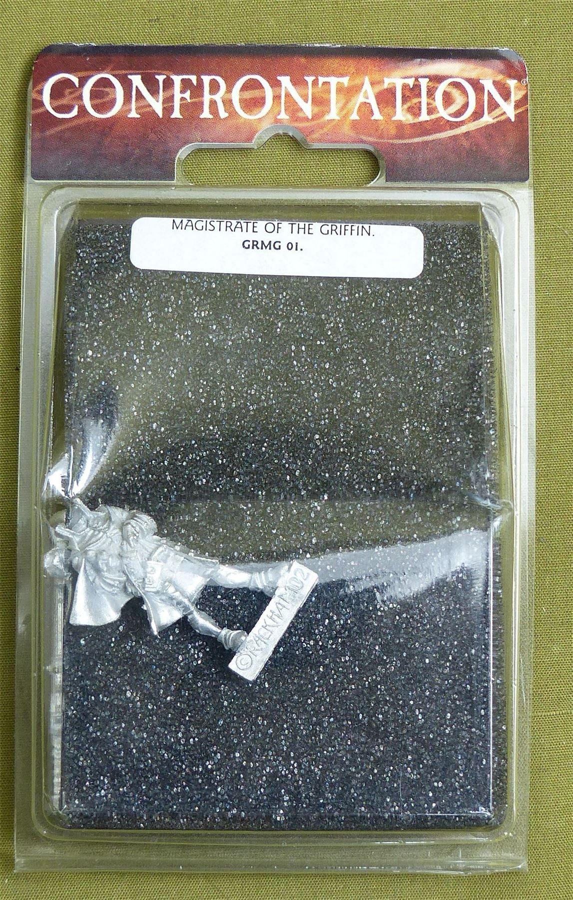 Confrontation: Magistrate of the Griffin Blister - Rackham Metal Minis OOP #25Y
