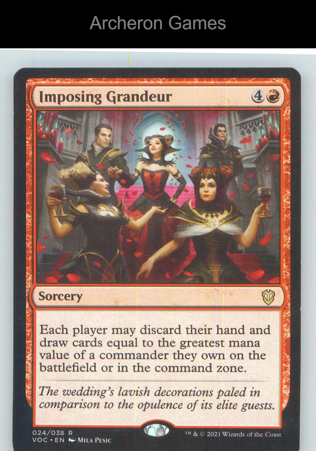 Imposing Grandeur VOC 24 R MTG Card NM/EX+