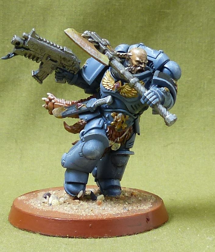 Primaris Lieutenant painted - Space Wolves - Warhammer 40K #1TX