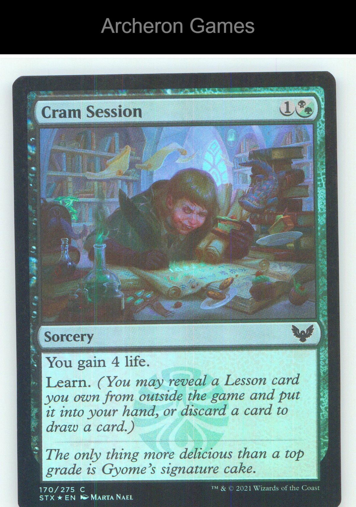 Cram Session STX 170 C MTG Card NM/EX+ Foil