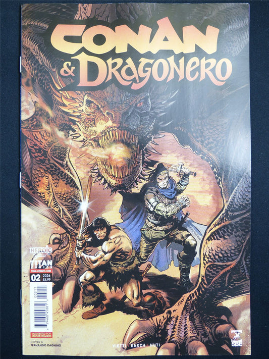 CONAN & Dragonero #2 Cvr A - Jun 2026 Titan Comic #1KW