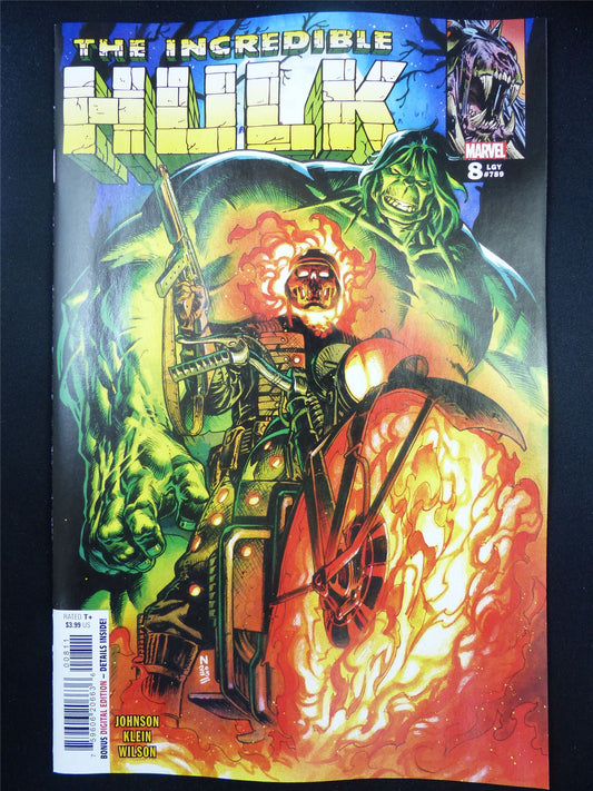 The Incredible HULK #8 - Mar 2024 Marvel Comic #2PG