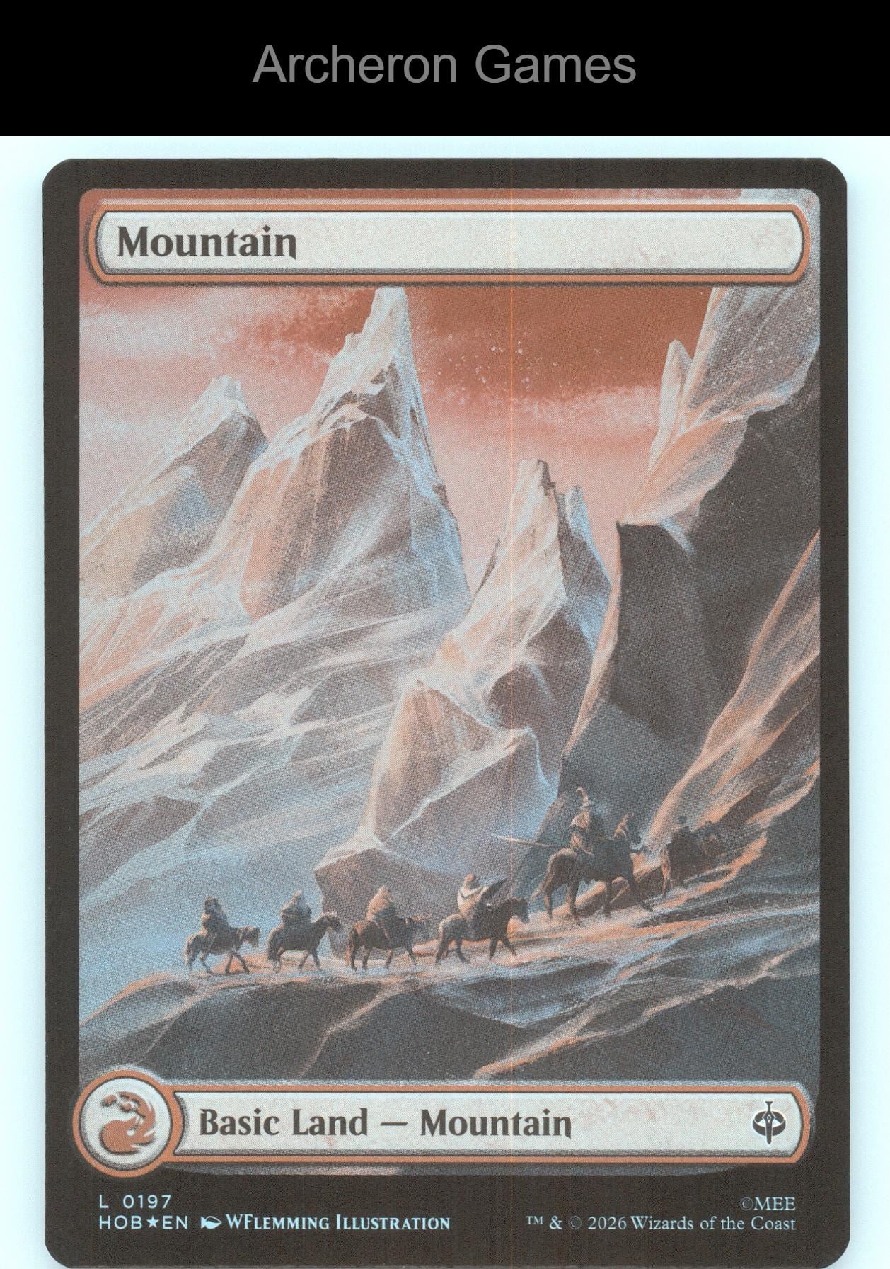Mountain (0197) HOB 197 Land MTG Card The Hobbit