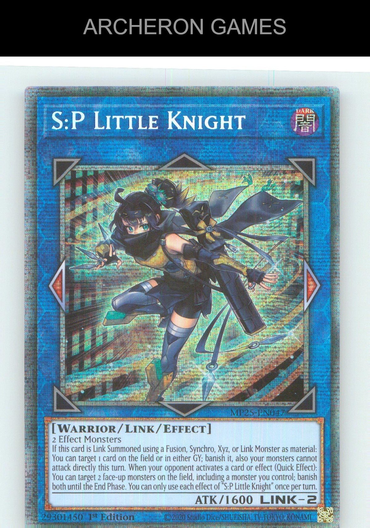 S:P Little Knight Starlight Rare YUGIOH Card 1st Edition