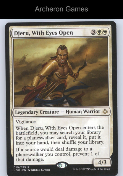 Djeru, With Eyes Open 10 R MTG Card Hour of Devastation