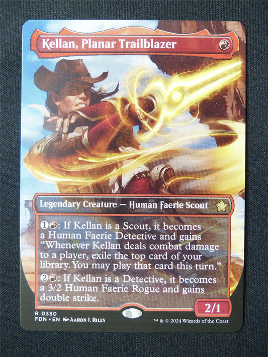Kellan Planar Trailblazer Borderless - FDN - Mtg Card #58S