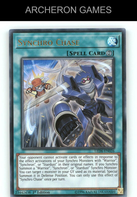 Synchro Chase Ultra Rare YUGIOH Card