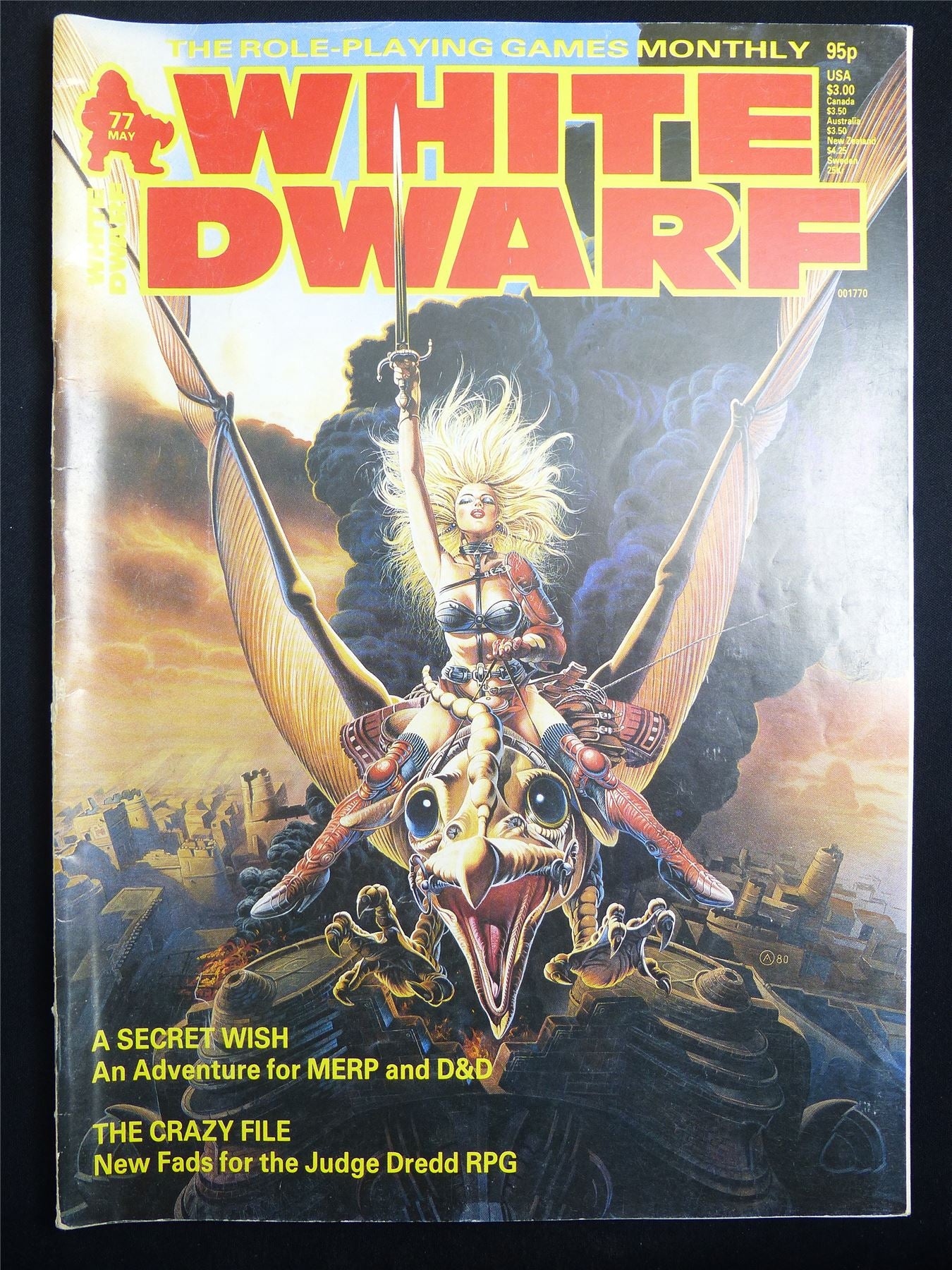 Vintage White Dwarf #77 OOP - Warhammer Magazine #LC
