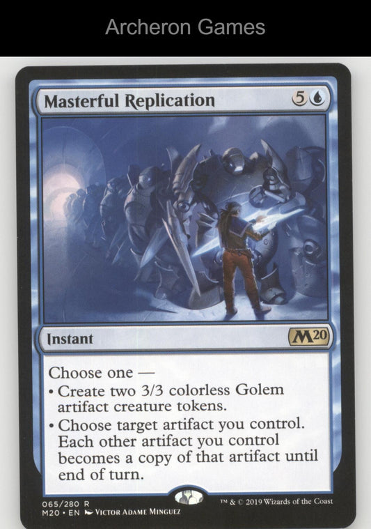 Masterful Replication 65 R MTG Card Core Set 2020