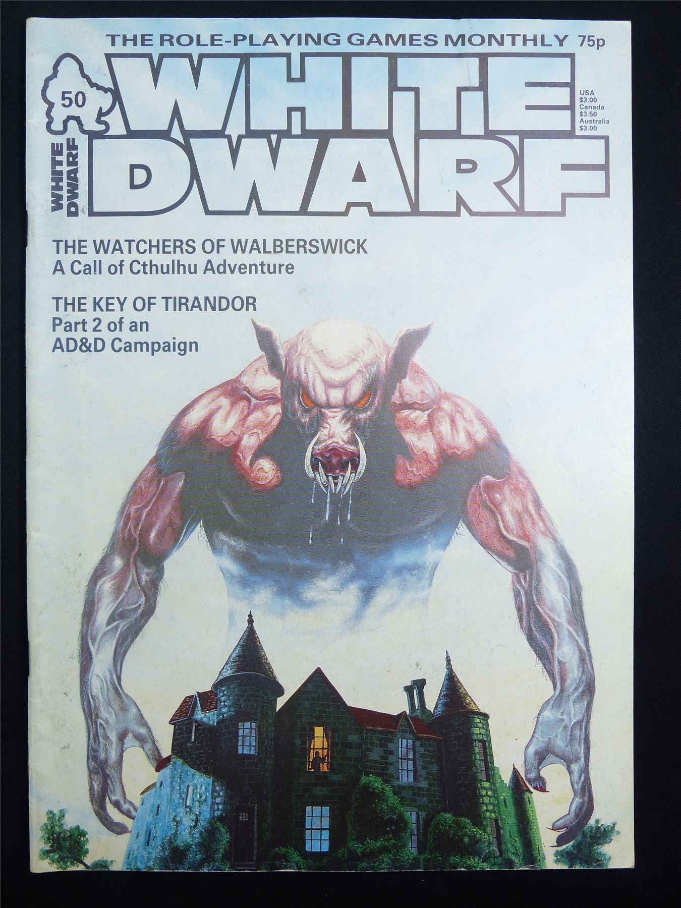 Vintage White Dwarf #50 OOP - Warhammer Magazine #KY
