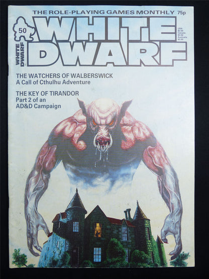 Vintage White Dwarf #50 OOP - Warhammer Magazine #KY