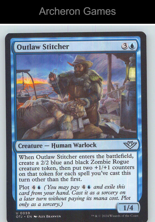 Outlaw Stitcher OTJ 59 UC MTG Card NM/EX+