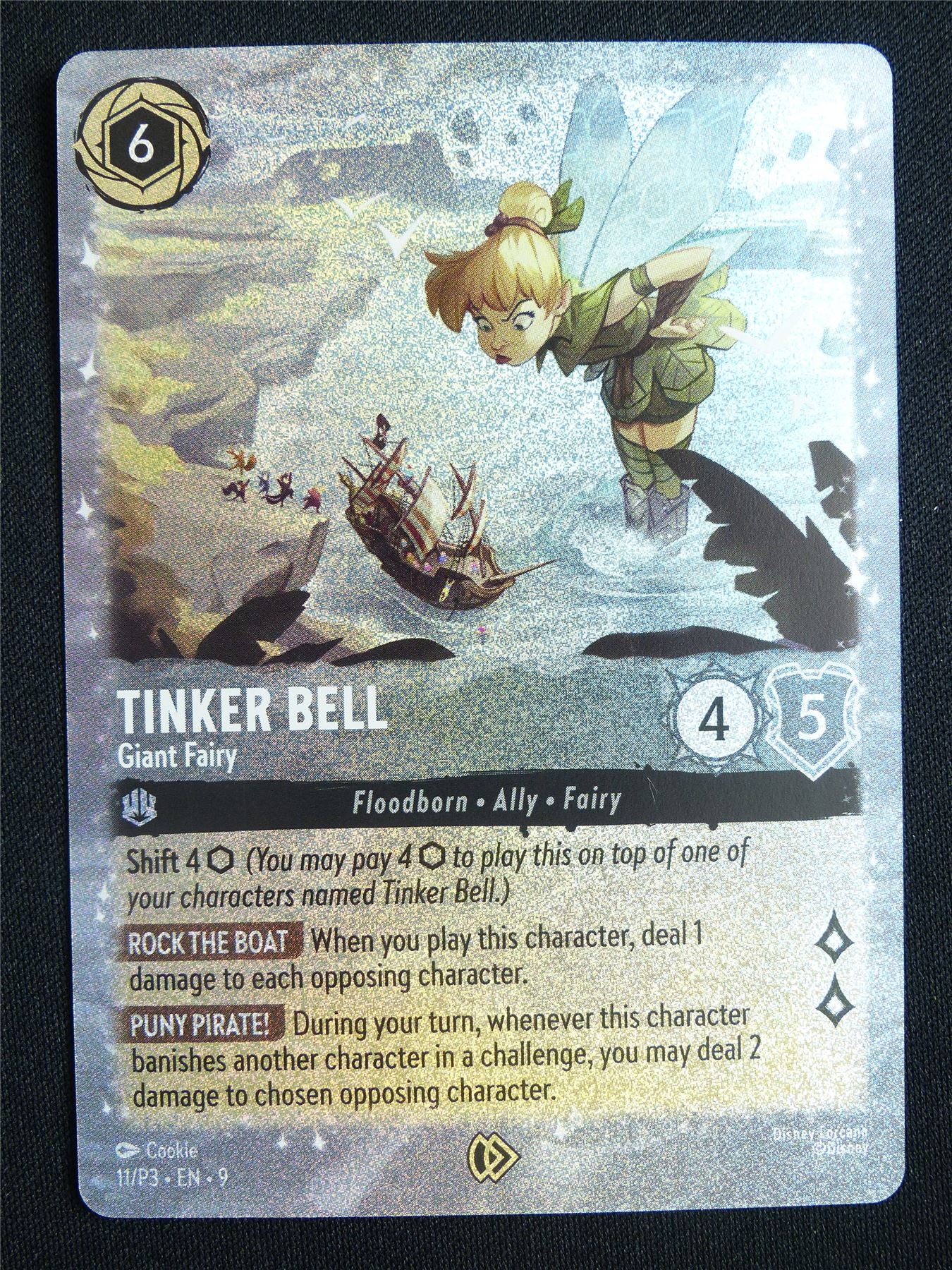 Tinker Bell Giant Fairy 11/P3 Foil - Lorcana Card #13X