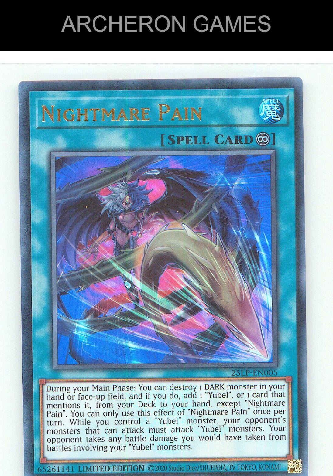 Nightmare Pain Ultra Rare YUGIOH Card Limited